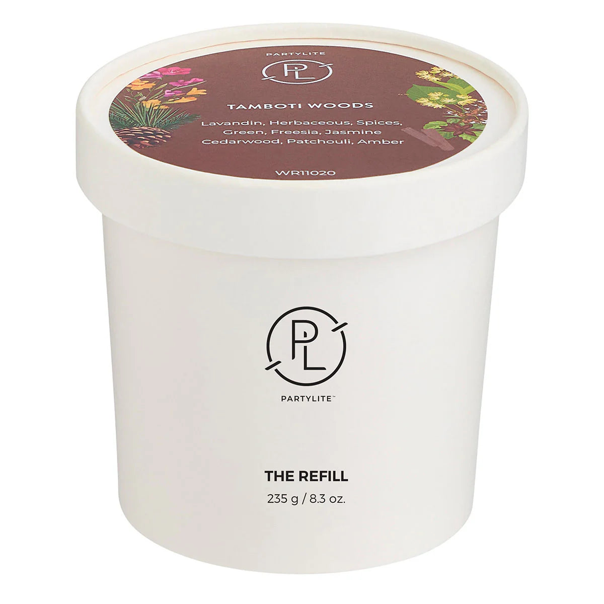 Refillable by PartyLite Tamboti Woods Candle Refill