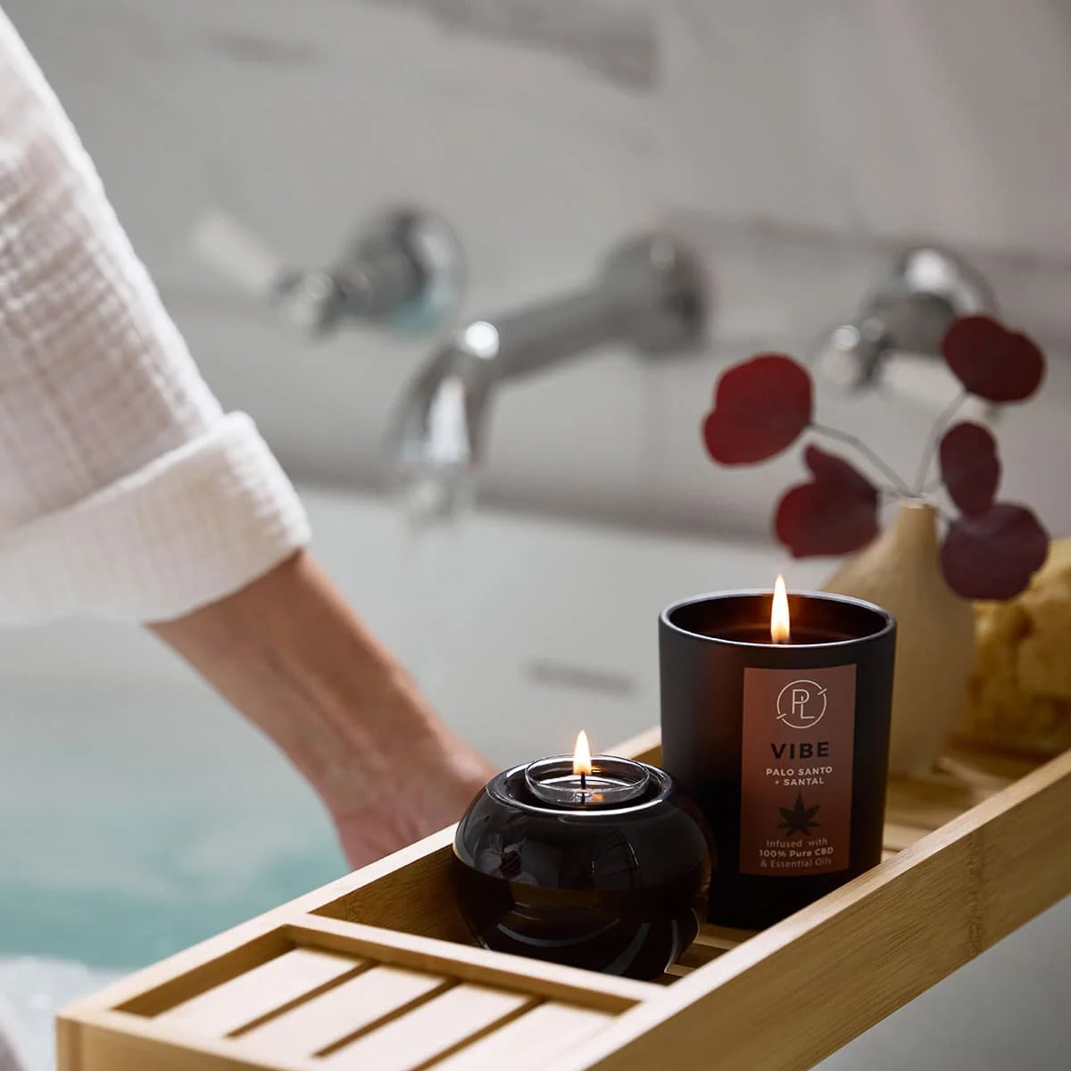 Tranquil Orb Tealight Holder