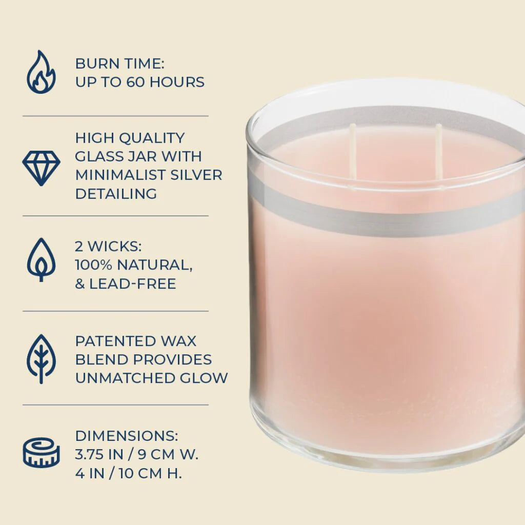 GloLite by PartyLite Mulberry Scented 2-Wick Jar Candle