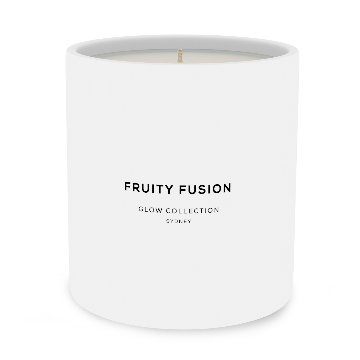 Fruity Fusion - Signature Collection - Strawberry, Peach & Vanilla Scented Soy Candle 55hr Burn