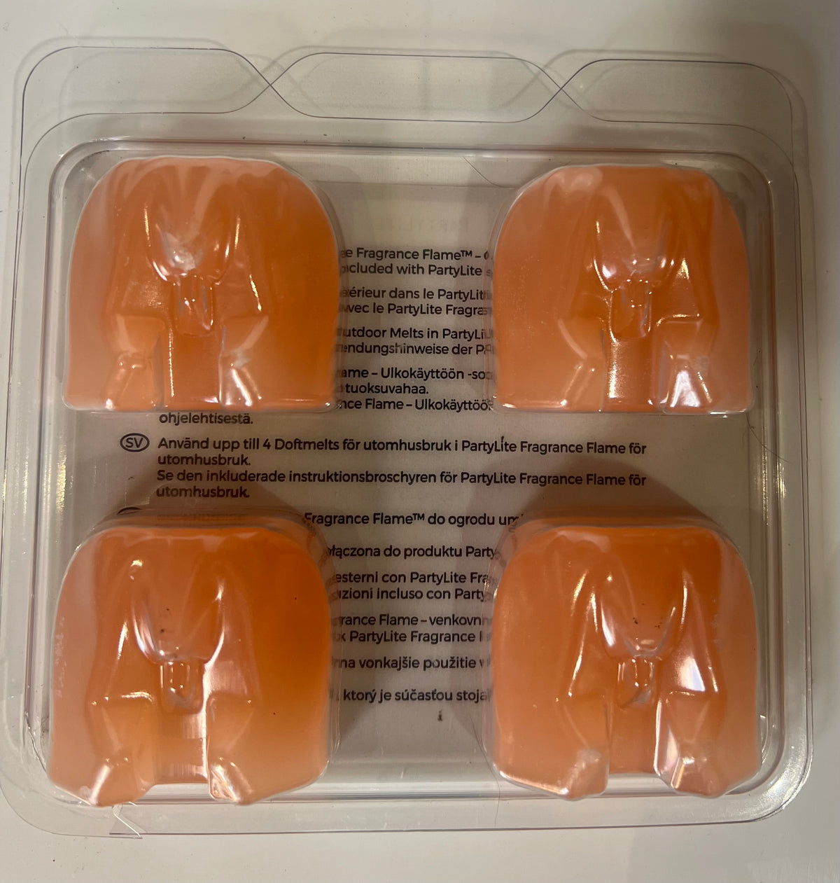 Peach Honey Citronella Fragrance Flame™ Wax Melts - Outdoor