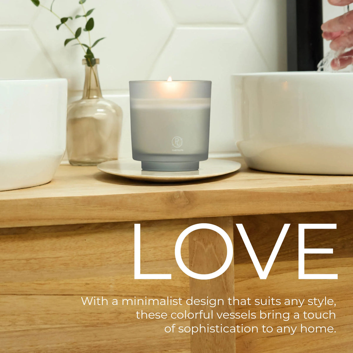Refillable by PartyLite Frozen Camellia Candle Refill