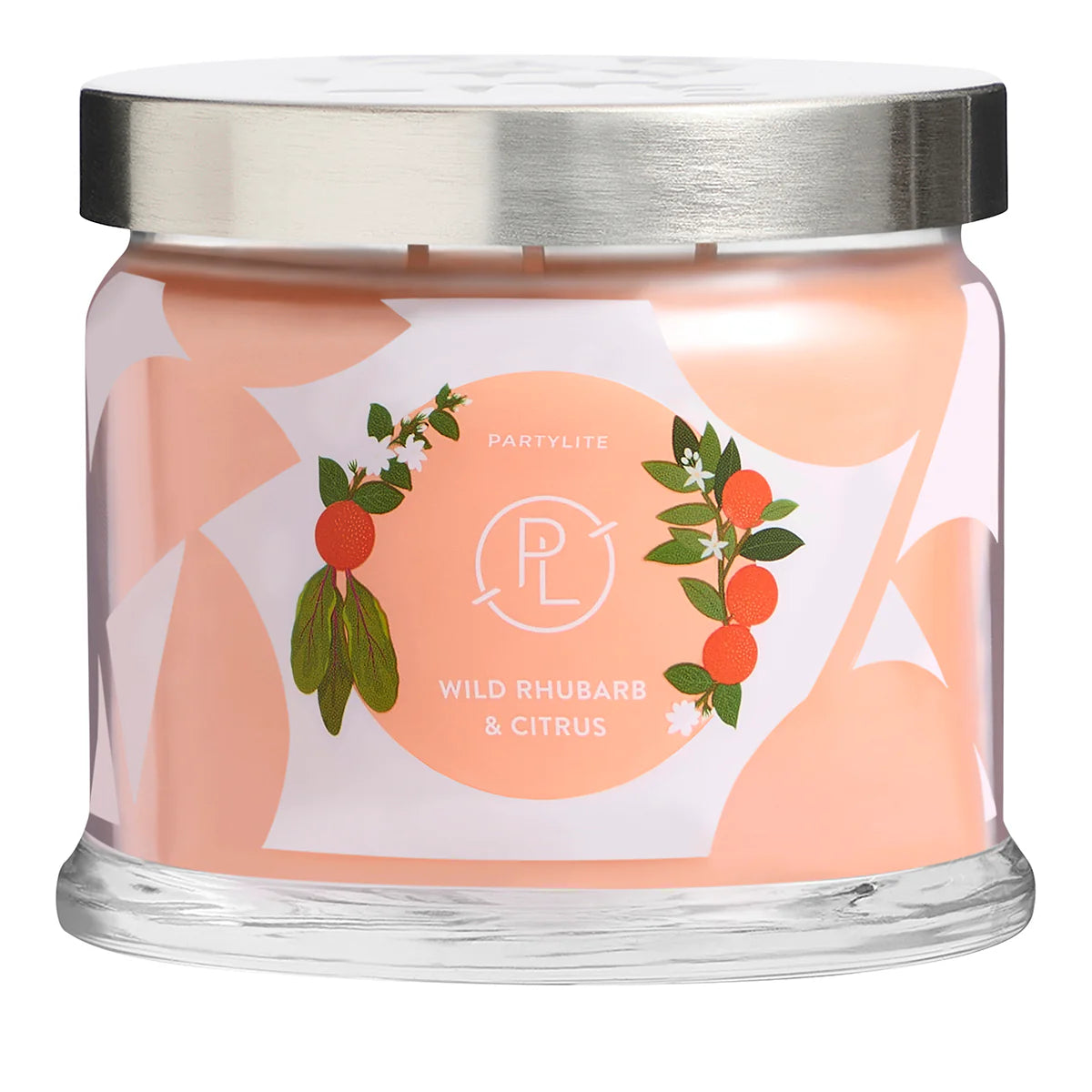 Wild Rhubarb & Citrus 3-Wick Jar Candle