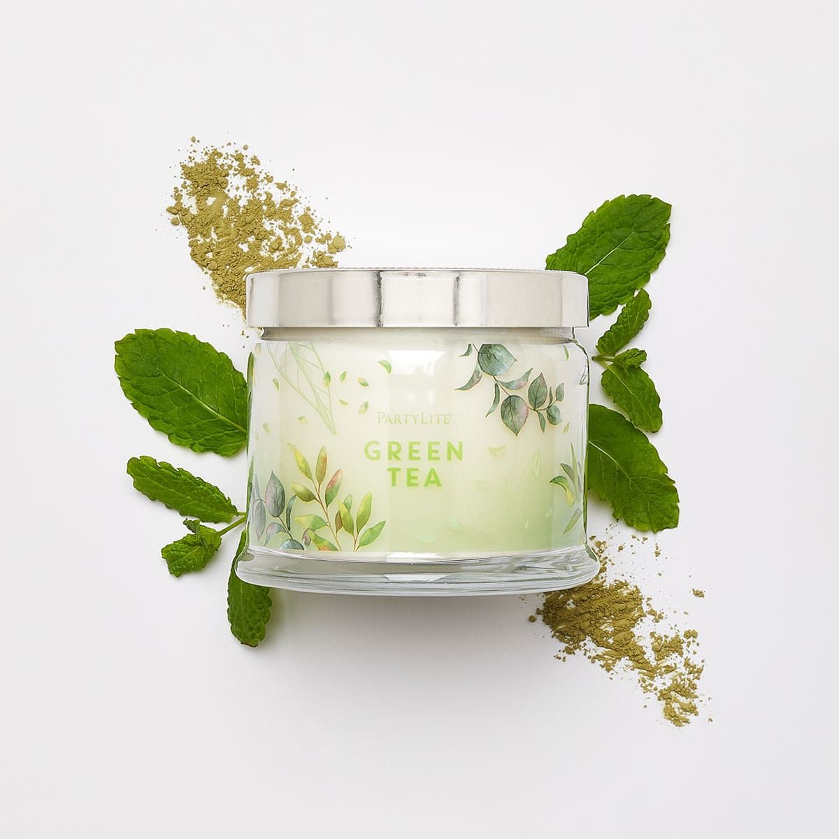 Green Tea 3-Wick Jar Candle