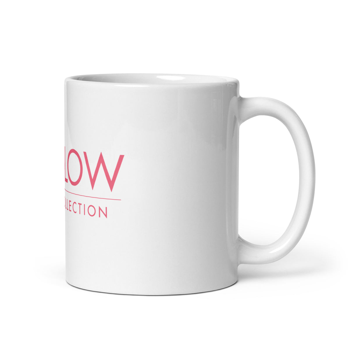 Glow Collection White glossy mug